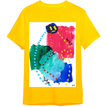 ART Way Of Life Spectra Yellow T Shirt - Front